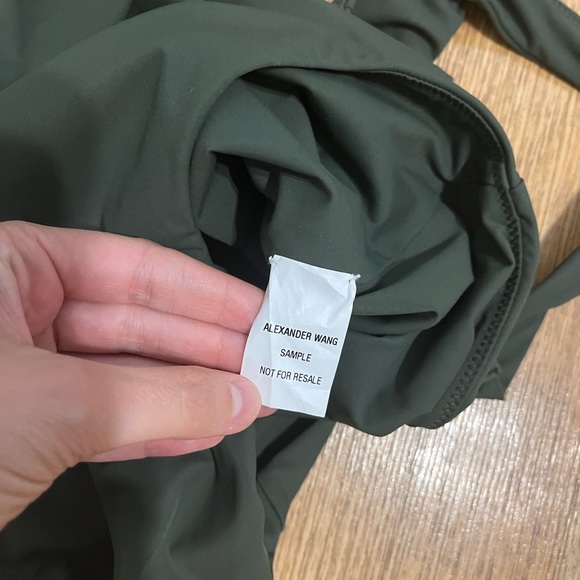 ALEXANDER WANG Crystal-charm Low-back in Green - Picture 10 of 16